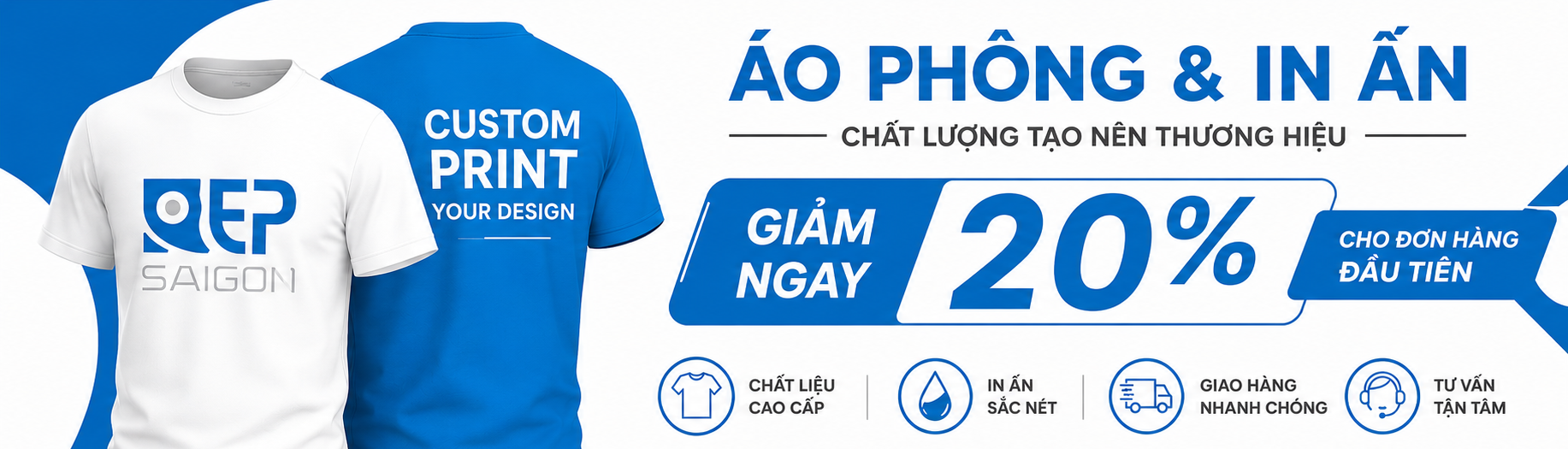 Ưu đãi đặc biệt - Giảm 15% áo thun chất lượng cao